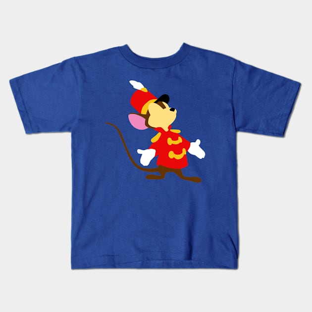 Circus Mouse Kids T-Shirt by beefy-lamby